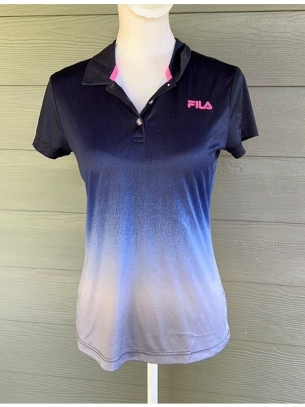 FILA Sport Dry Fit Fitted Golf Polo